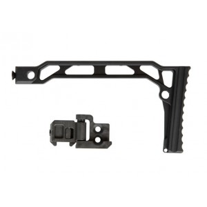 5KU SS-8R Skeleton stock with 1913 mount - Black 5KU-327